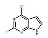 4-Chloro-2-fluoro-7H-pyrrolo[2,3-d]pyrimidine, 95%