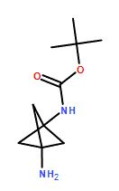2-Methyl-2-propanyl (3-aminobicyclo[1.1.1]pent-1-yl)carbamate, 95%