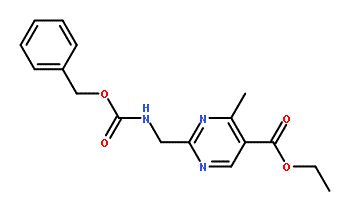 2-(Benzyloxycarbonylamino-methyl)-4-methyl-pyrimidine-5-carboxylic acid ethyl ester