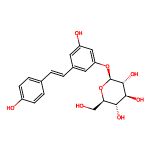 3,4'-5-Trihydroxystilbene-3-beta-D-glucopyranoside,65914-17-2