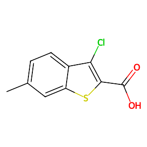 3-Chloro-6-methylbenzo[b]thiophene-2-carboxylic acid,34576-96-0