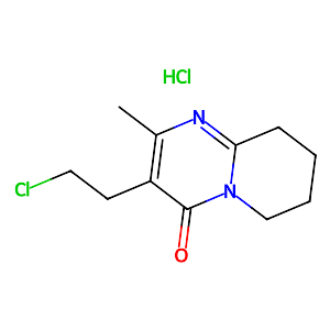 3-(2-Chloroethyl)-2-methyl-6,7,8,9-tetrahydro-4H-pyrido[1,2-a]pyrimidin-4-one Hydrochloride,93076-03-0