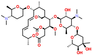 Acetyl spiramycin, 1200u/mg