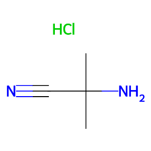 2-Amino-2-methylpropanenitrile hydrochloride,50846-36-1