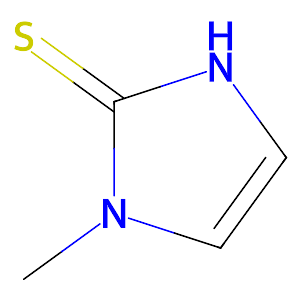2-Mercapto-1-methylimidazole,60-56-0