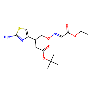 Ethyl (Z)-2-(2-aminothiazol-4-yl)-2-(1-tert-butoxycarbonyl-1-methyl)ethoxyiminoacetate,86299-46-9