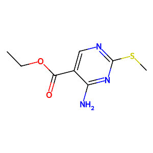 Ethyl 4-amino-2-(methylthio)pyrimidin-5-carboxylate,776-53-4
