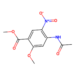 Methyl 4-(acetylamino)-2-methoxy-5-nitrobenzoate,4093-41-8