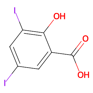 3,5-Diiodosalicylic acid,133-91-5