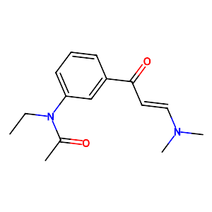 N-Ethyl-N-3-((3-dimethylamino-1-oxo-2-propenyl)phenyl)acetamide,96605-66-2