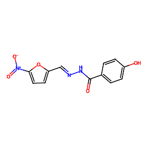 5-Nitro-2-furaldehyde p-hydroxybenzoylhydrazone,965-52-6