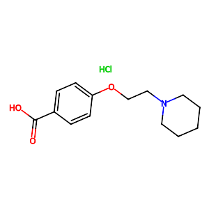 4-[2-(1-Pipiridine)ethoxybenzoic acid hydrochloride,84449-80-9