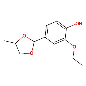 Ethyl vanillin propylene glycol acetal,68527-76-4