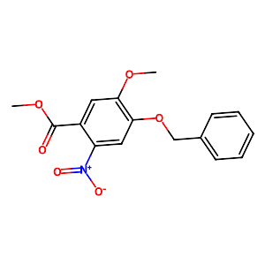 Methyl 4-(benzyloxy)-5-methoxy-2-nitrobenzoate,61032-41-5
