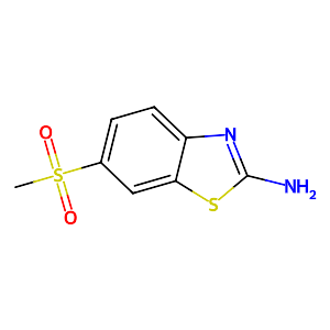 2-Amino-6-(methylsulfonyl)benzothiazole,17557-67-4