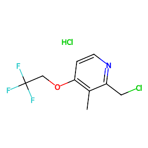 2-Chloromethyl-3-methyl-4-(2,2,2-trifluoro-ethoxy)-pyridine HCl,127337-60-4