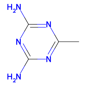 2,4-Diamino-6-methyl-1,3,5-triazine,542-02-9