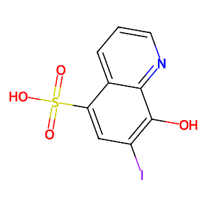 7-Iodo-8-hydroxyquinoline-5-sulfonic acid,547-91-1