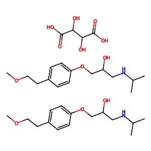 (+/-)-Metoprolol (+)-tartrate salt,56392-17-7