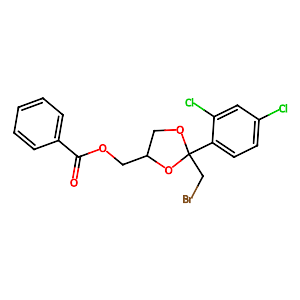 cis-Bromo-ester [cis-2-(2,4-Dichlorophenyl)-2-bromomethyl-4-(benzoyloxy)-methyl-1,3-dioxalane],61397-56-6