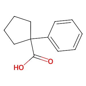 1-Phenyl-1-cyclopentanecarboxylic acid,77-55-4