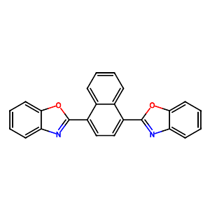 1,4-Bis(benzoxazolyl-2-yl)naphthalene,5089-22-5