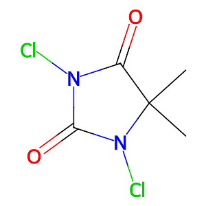 1,3-Dichloro-5,5-dimethylhydantoin,118-52-5