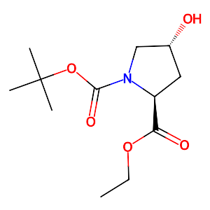 1-Boc-L-hydroxyproline ethyl ester,37813-30-2