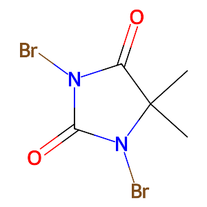 1,3-Dibromo-5,5-dimethylhydantoin,77-48-5