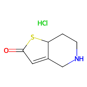 5,6,7,7a-Tetrahydrothieno(3,2-c)pyridine-2(4H)-one HCl,115473-15-9
