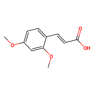 2,4-Dimethoxycinnamic acid,6972-61-8