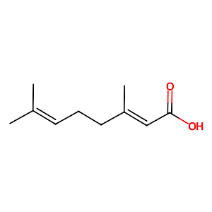 Geranic acid, stabilised 0.003% alpha-tocopherol,459-80-3