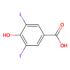 3,5-Diiodo-4-hydroxybenzoic acid,618-76-8