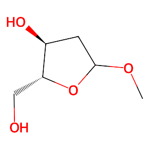1-O-Methyl-2-deoxy-D-ribose, sum of isomers,60134-26-1