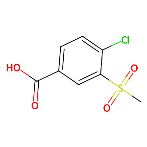 4-Chloro-3-methylsulfonylbenzoic acid,51522-07-7
