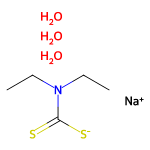 Sodium N,N-diethyldithiocarbamate trihydrate, ACS reagent,20624-25-3