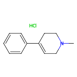 1-Methyl-4-phenyl-1,2,3,6-tetrahydropyridine hydrochloride,23007-85-4