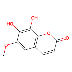 7,8-Dihydroxy-6-methoxycoumarin,574-84-5
