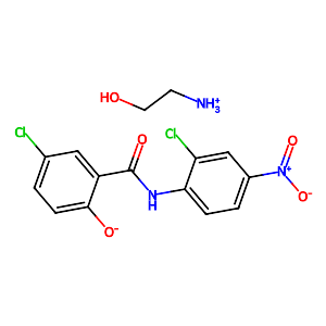 5-Chloro-N-(2-chloro-4-nitrophenyl)-2-hydroxybenzamide 2-aminoethanol salt,1420-04-8