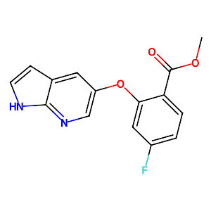 Methyl 2-((1H-pyrrolo[2,3-b]pyridin-5-yl)oxy)-4-fluorobenzoate,1235865-75-4