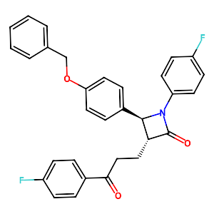 (3R,4S)-4-(4-(Benzyloxy)phenyl)-1-(4-fluorophenyl)-3-(3-(4-fluorophenyl)-3-oxopropyl)azetidin-2-one,190595-65-4