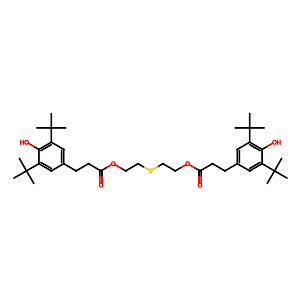 2,2'-Thiodiethylene Bis[3-(3,5-di-tert-butyl-4-hydroxyphenyl)propionate],41484-35-9