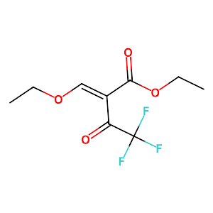 Ethyl 2-(ethoxymethylene)-4,4,4-trifluoro-3-oxobutyrate,mixture of cis and trans,571-55-1