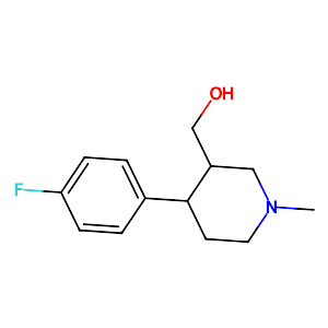 trans-4-(4-Fluorophenyl)-3-hydroxymethyl-1-methylpiperidine,109887-53-8