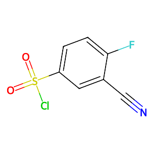 3-Cyano-4-fluorobenzenesulfonyl chloride,351003-23-1