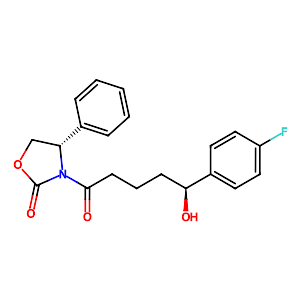 (4S)-3-[(5S)-5-(4-Fluorophenyl)-5-hydroxypentanoyl]-4-phenyl-1,3-oxazolidin-2-one,189028-95-3