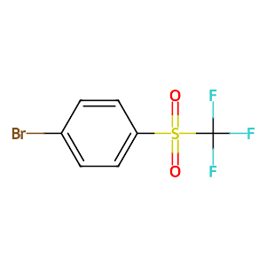 1-Bromo-4-[(trifluoromethyl)sulfonyl]benzene,312-20-9