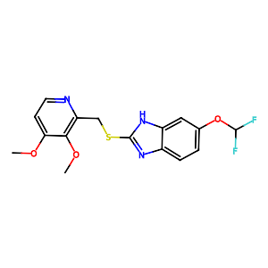 5-Difluoromethoxy-2-[(3,4-dimethoxy-2-pyridinyl)methyl]thio-1H-benzimidazole,102625-64-9