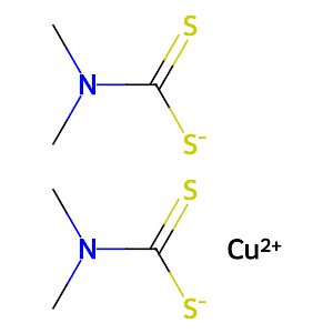 Copper dimethyldithiocarbamate,137-29-1