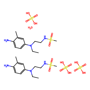 N-[2-[(4-Amino-3-methylphenyl)ethylamino]ethyl]methanesulfonamide Sesquisulfate Monohydrate,24567-76-8